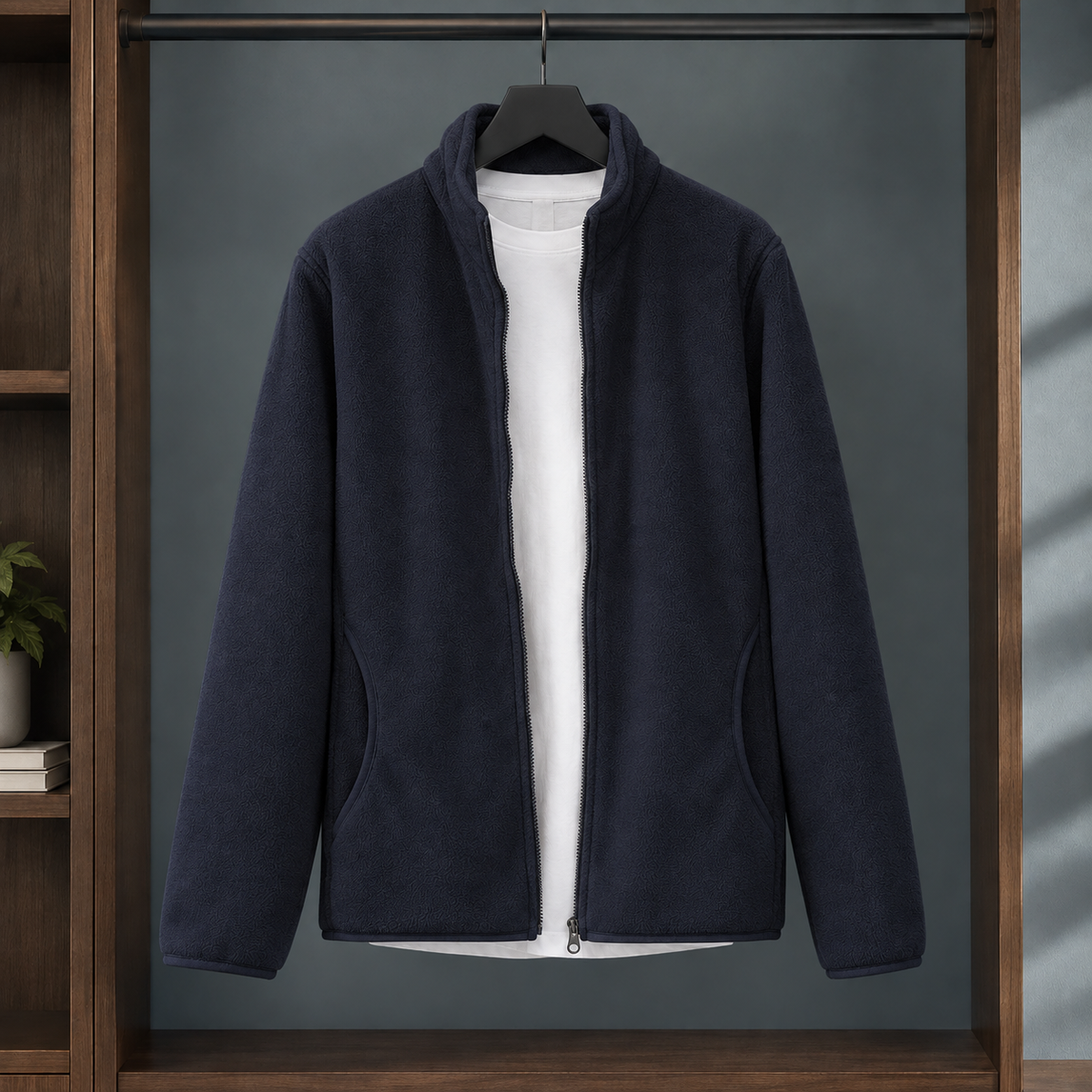 Maurice Cashmere Jacket - Navy Blue