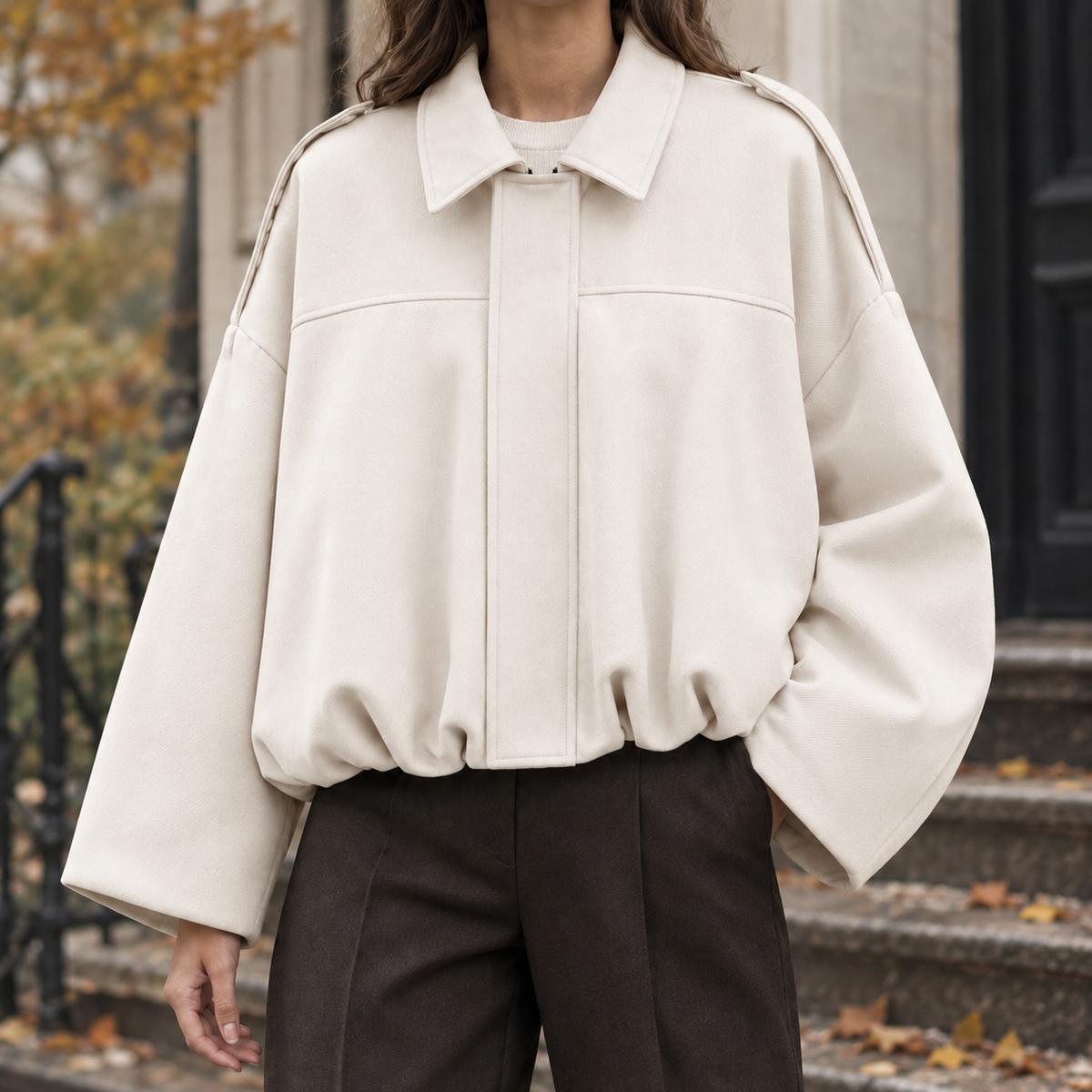 Giulietta Batwing Jacket - Off White