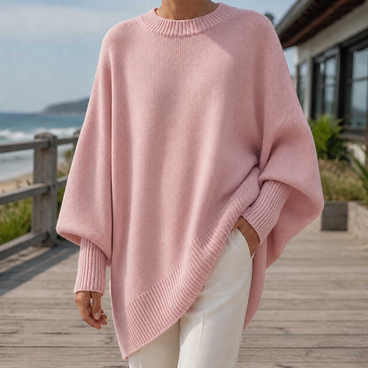 Matteo Oversized Sweater - Pink