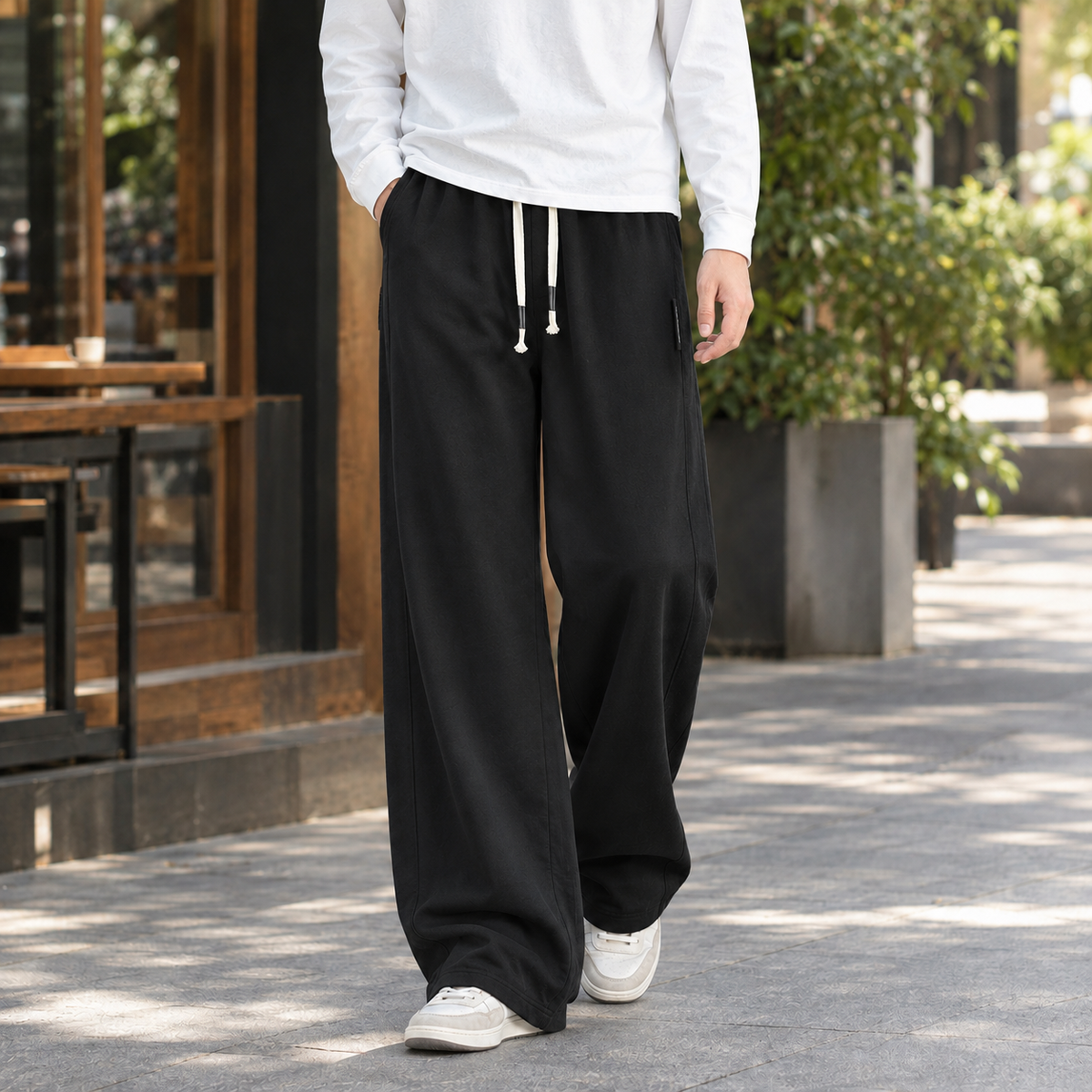 Maxim Wide Leg Pants - Black