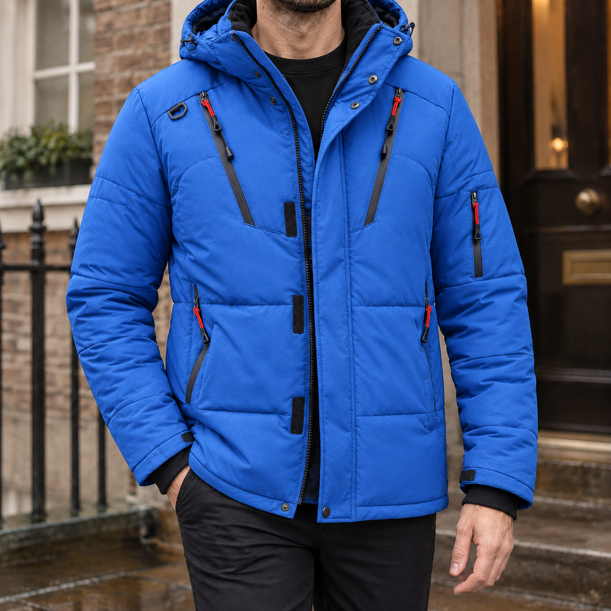 Raoul Cashmere Jacket - Blue
