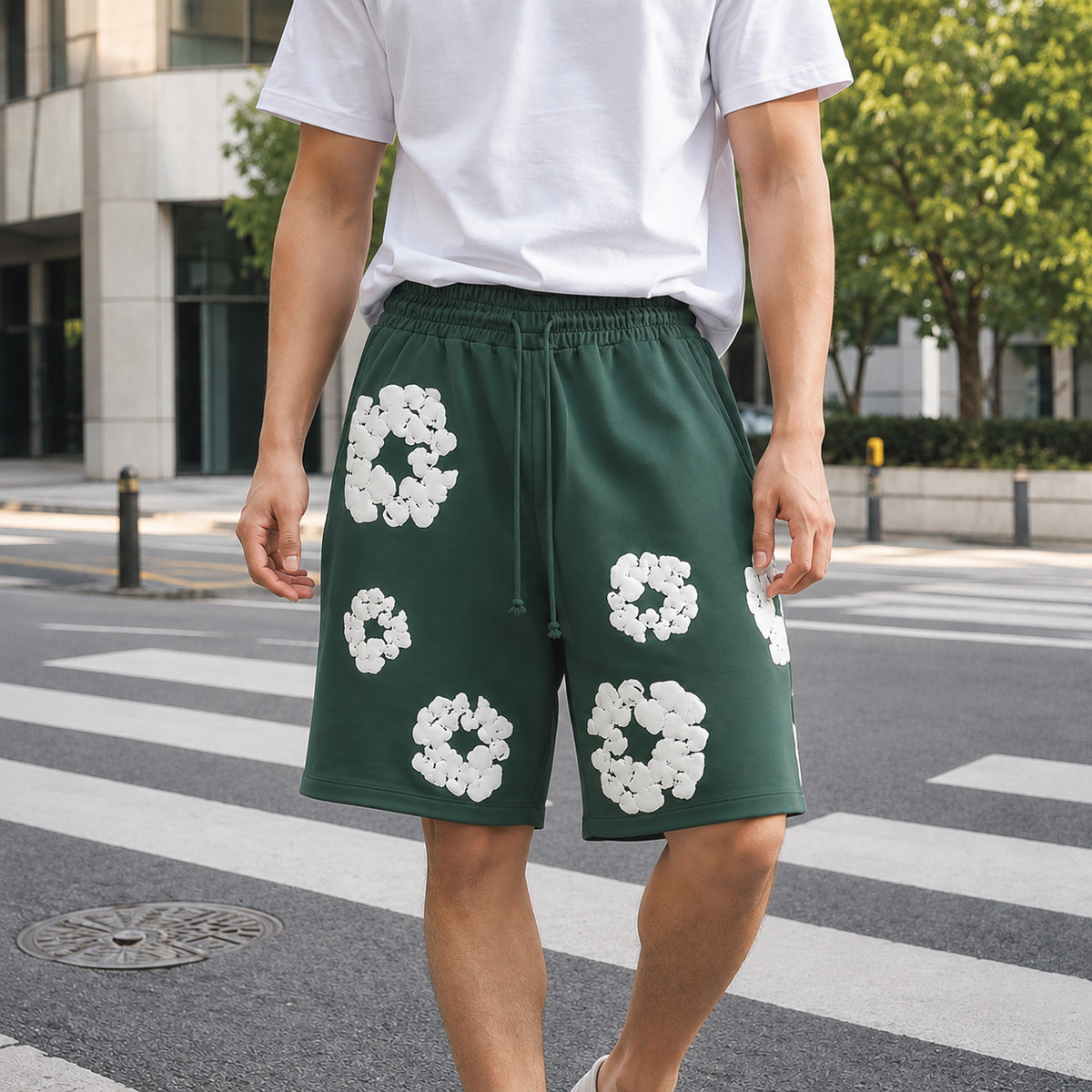 Finnian Relaxed Shorts - Green
