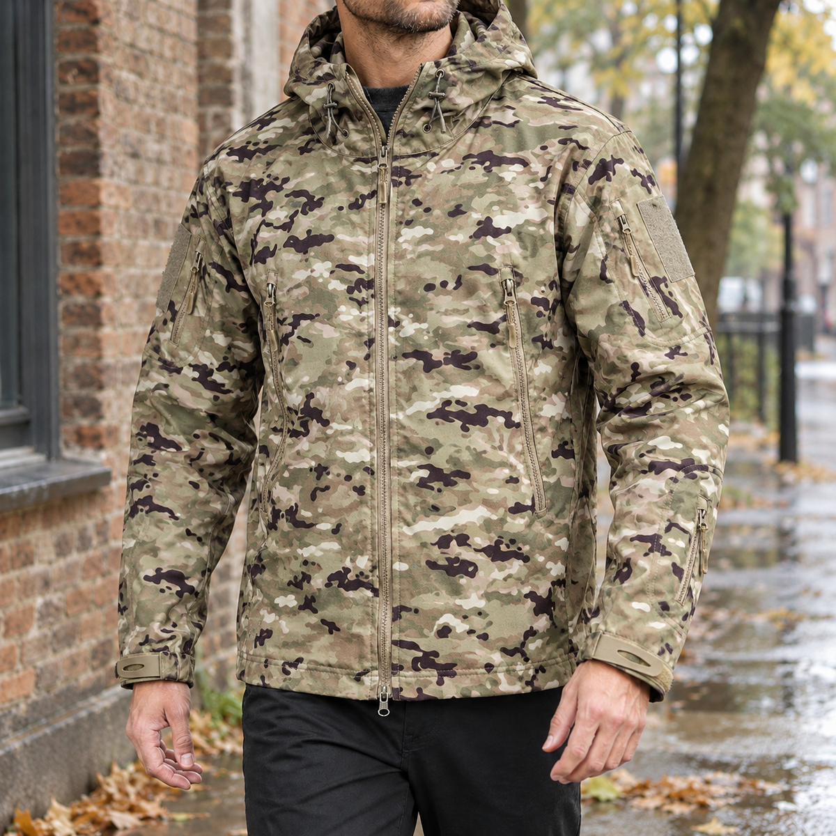 Kieran Utility Jacket - Camouflage