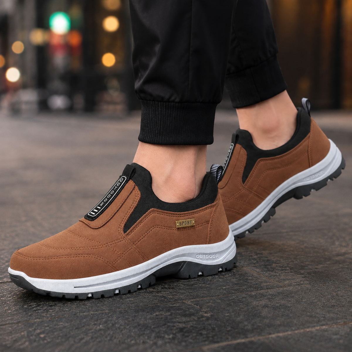 Casale Slip-On Sneakers - Coffee Bean Brown