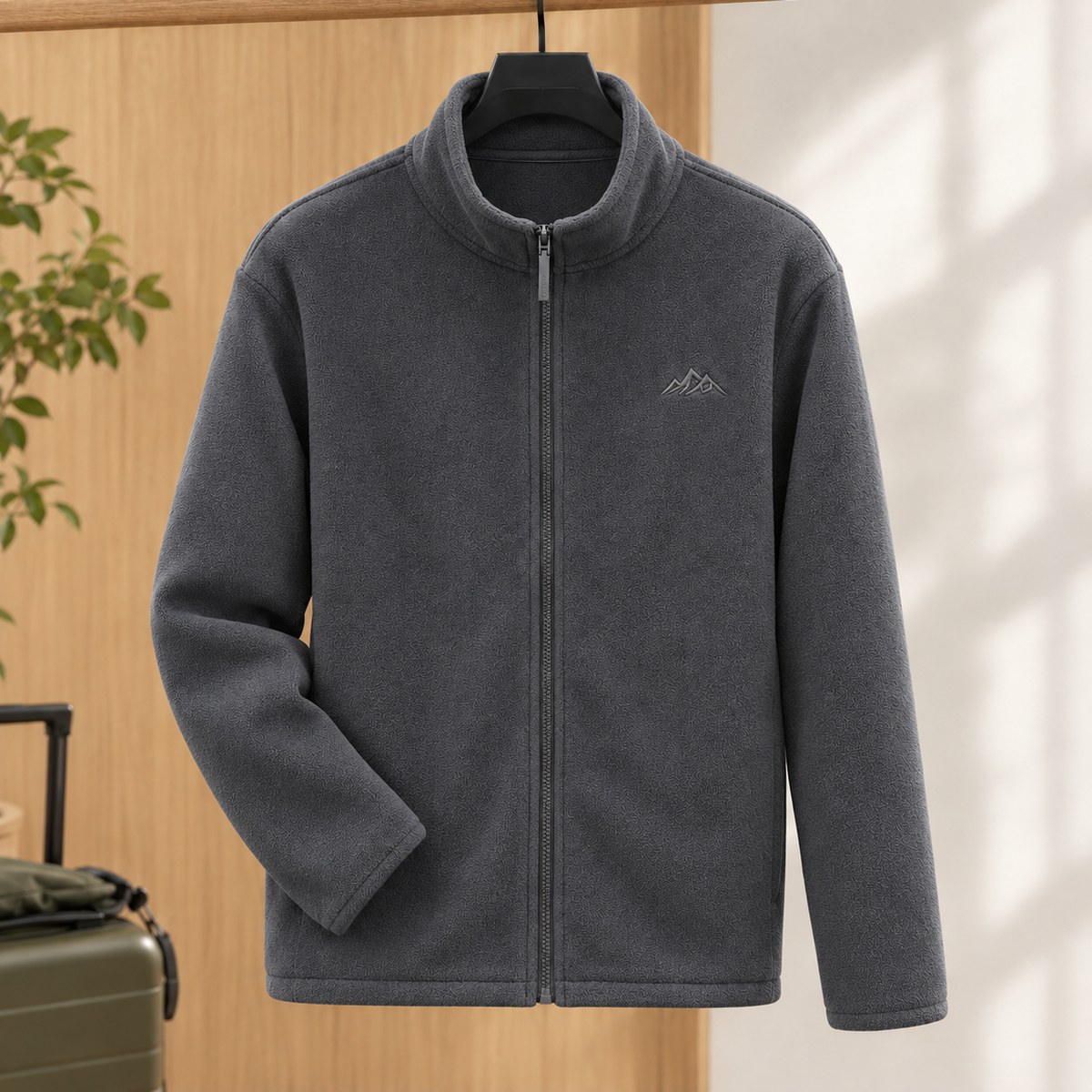Archie Fleece Jacket - Dark Gray