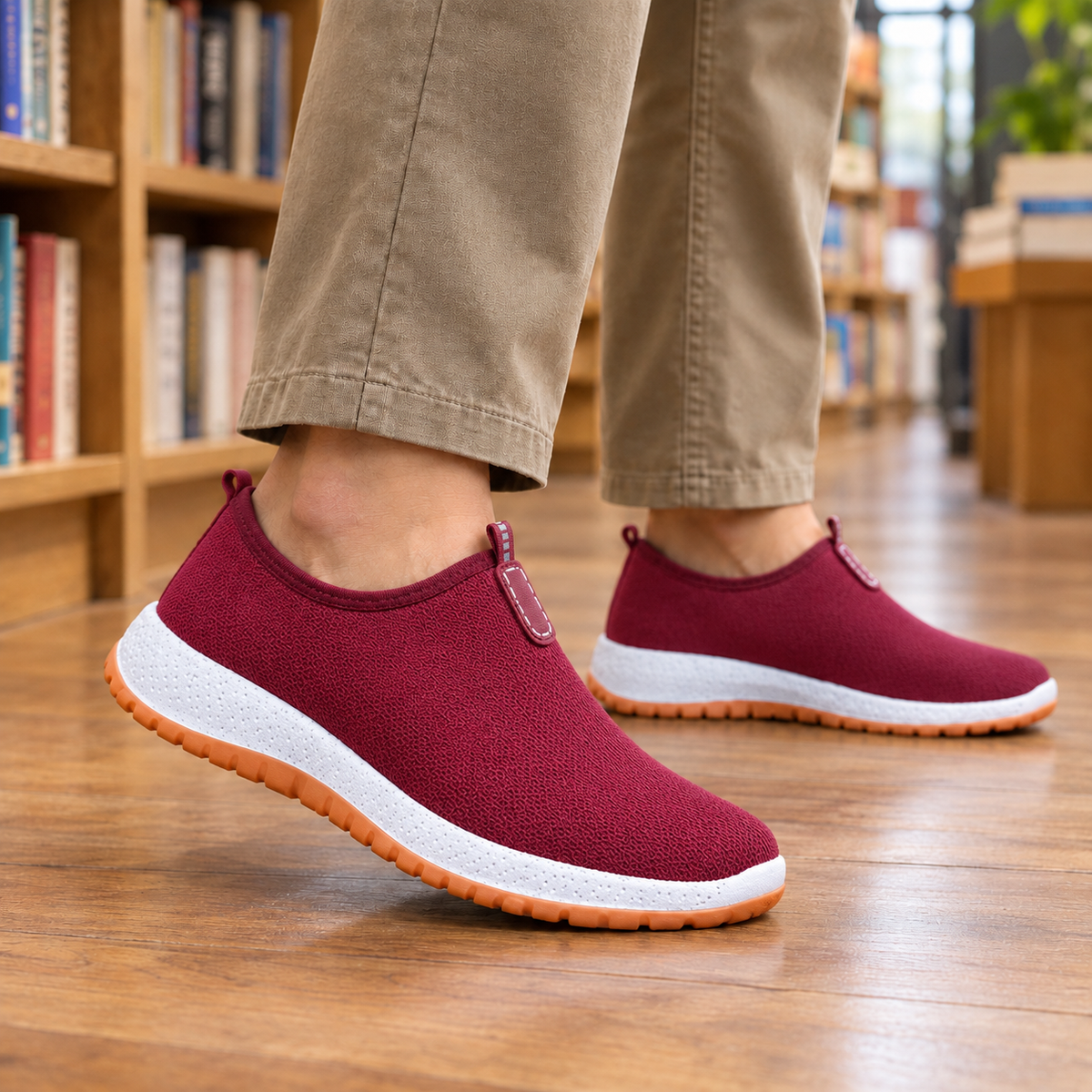 Baldini Slip-On Sneakers - Red