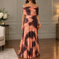 Abstract Peach Brown