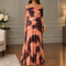 Abstract Peach Brown