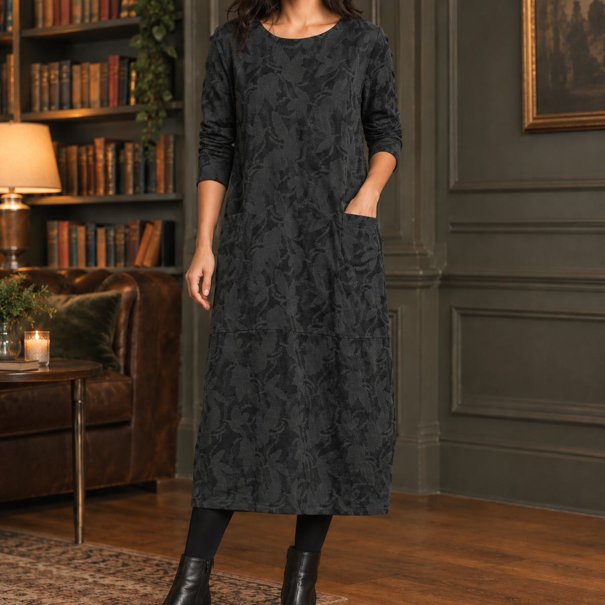 Morgan Cocoon Dress - Black