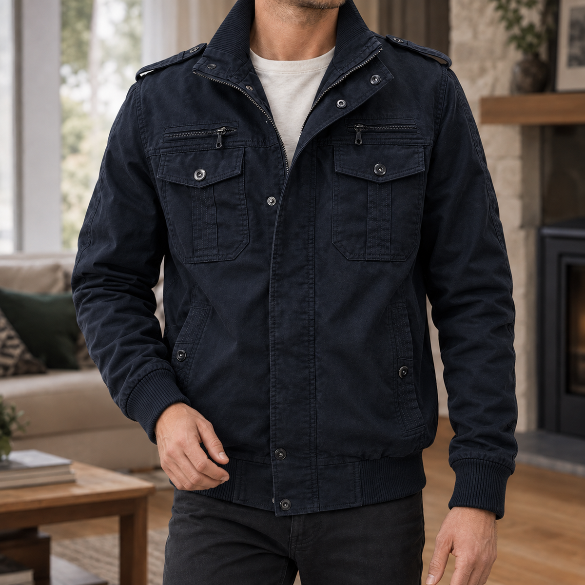 Redmond Utility Jacket - Dark Blue