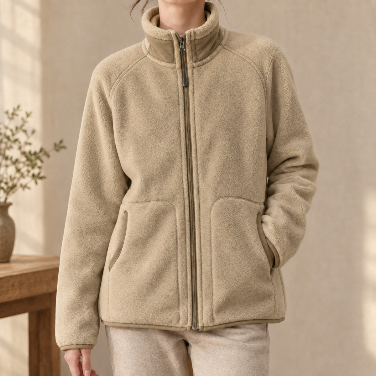 Maximus Fleece Jacket - Khaki
