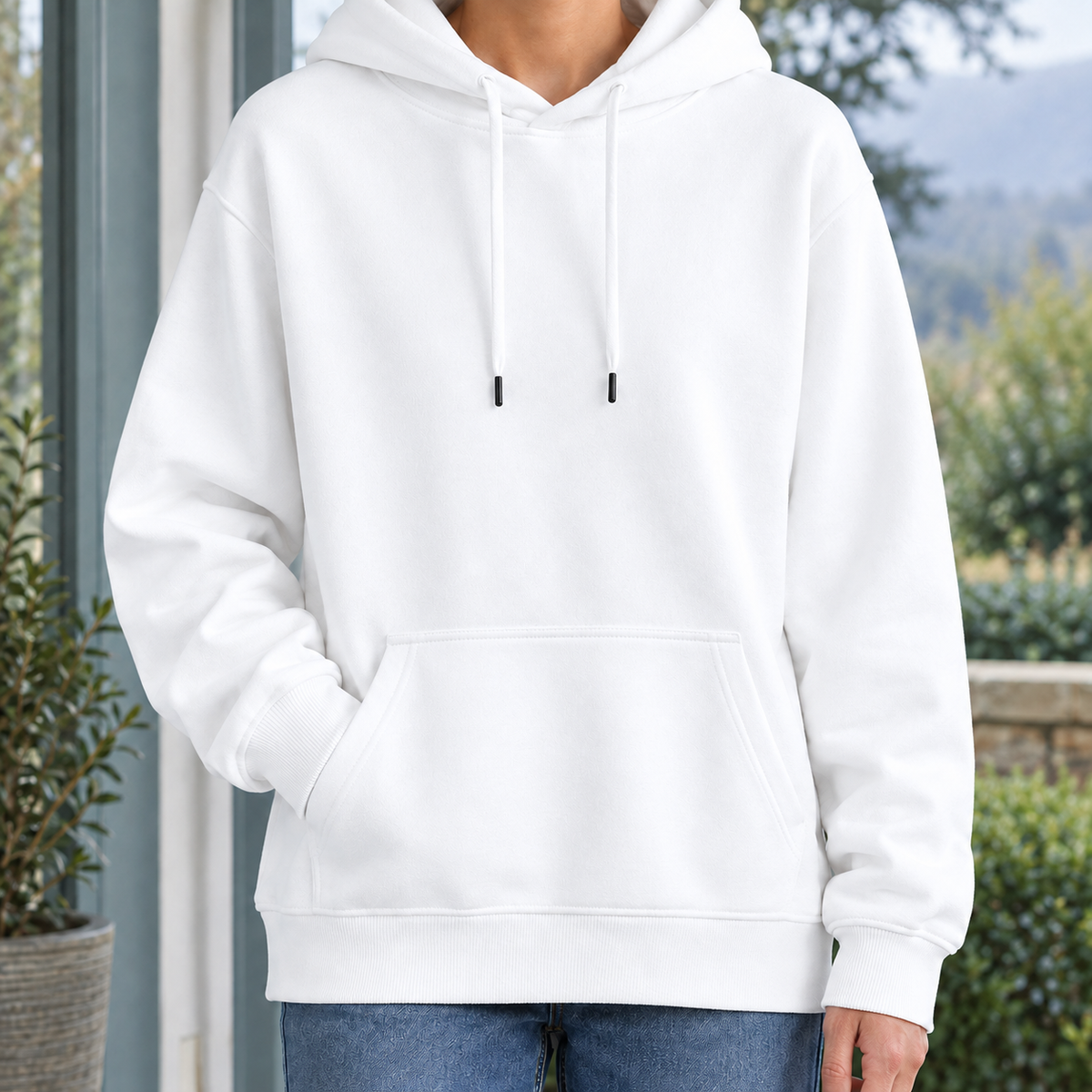 Bertram Relaxed Hoodie - White