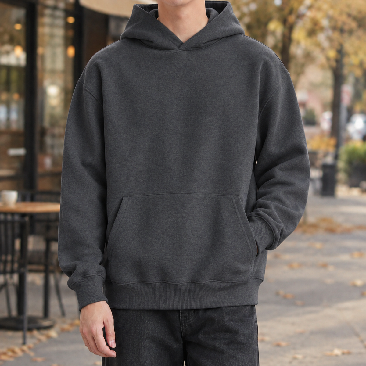 Axel Heavyweight Hoodie - Dark Gray