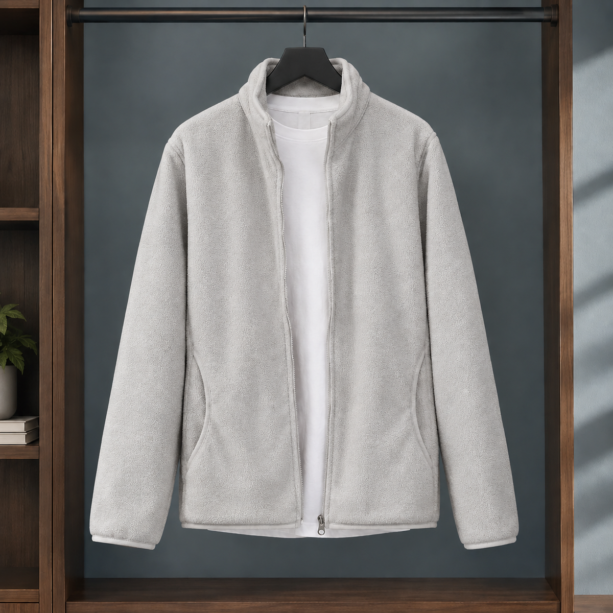 Maurice Cashmere Jacket - Light Gray