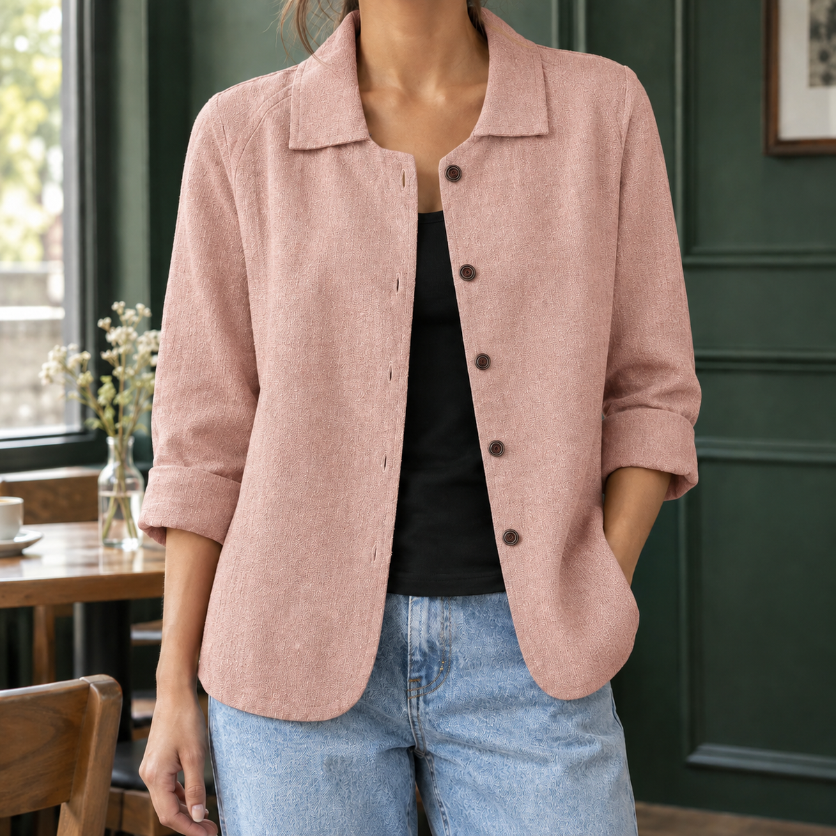 Harriet Easy Blazer - Pink
