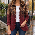 Leopard Burgundy