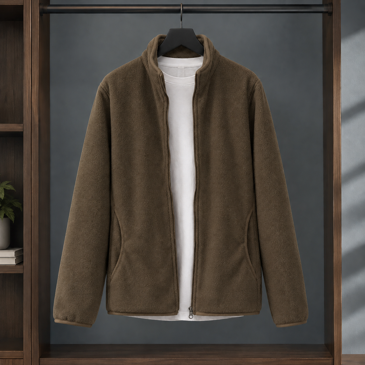 Maurice Cashmere Jacket - Deep Khaki