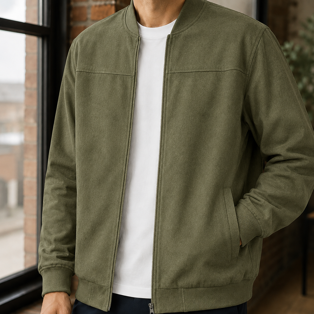 Blake Bomber Jacket - Green