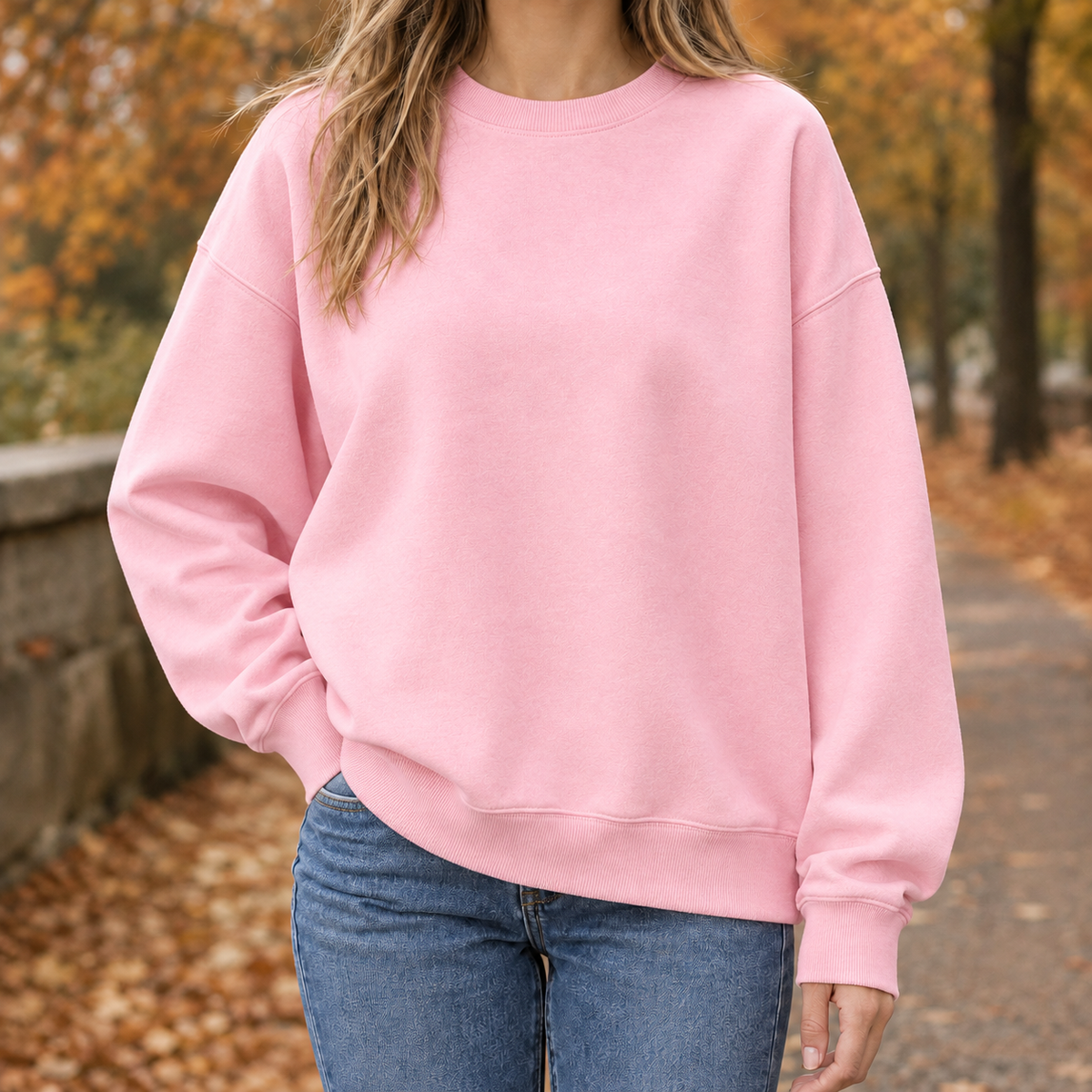 Philippa Relaxed Sweatshirt - Pink