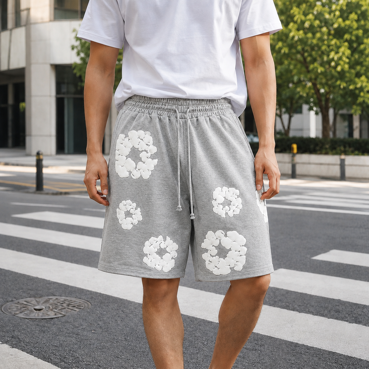 Finnian Relaxed Shorts - Gray